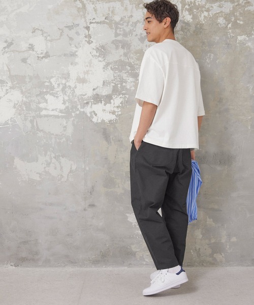 coca(coca)(コカ)の「メンズ スラブコットンイージーパンツ(その他パンツ・メンズ・ライトベージュ/ブラック/ホワイト・L/M)」の7枚目の写真