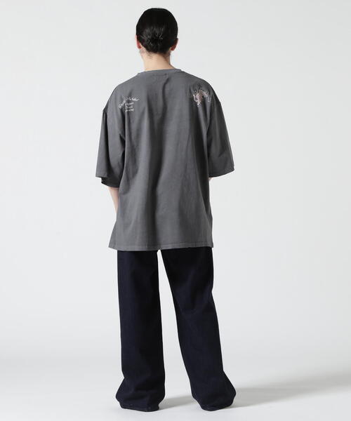 【取扱店限定】Danke Schonダンケシェーン活性染タイガーS/S Tee WEB&DEPOT限定】DankeSchon/活性染タイガー S/S Tee（Tシャツ