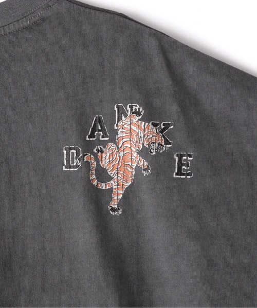 【取扱店限定】Danke Schonダンケシェーン活性染タイガーS/S Tee WEB&DEPOT限定】DankeSchon/活性染タイガー S/S Tee(Tシャツ