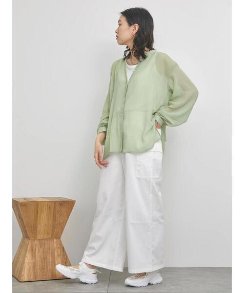 Samansa Mos2 blue（サマンサモスモスブルー）の「◎カーゴパンツ（その他パンツ・レディース・ブラック/カーキ/オフホワイト・F）」の20枚目の写真