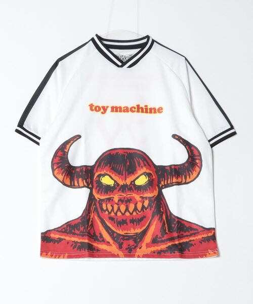 TOY　MACHINE（トイ　マシーン）の「【ムラサキスポーツ限定】TOY MACHINE/トイマシーン ゲームシャツ/半袖Tシャツ フロントプリント オーバーサイズ ユニセックス MTMSEST31（Tシャツ/カットソー・メンズ・ホワイト/ブラック・XL/L/M）」の9枚目の写真