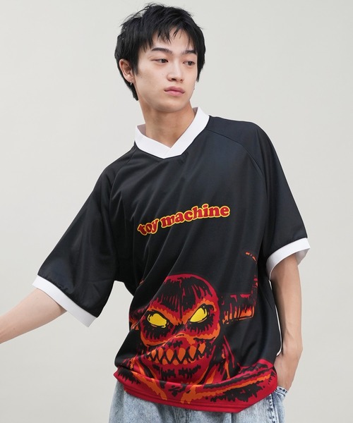 toy machine 半袖シャツ ワークシャツ TOY MACHINE トイマシーン MTMPSH4 メンズ ワークシャツ ビック