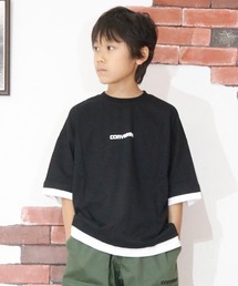 CONVERSE | 【CONVERSE】レイヤード風ビッグTシャツ/重ね着風/半袖/コンバース キッズ(Tシャツ/カットソー)