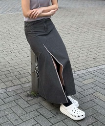 3.3 Field Trip  | 3.3 Field Trip／スリットデニムロングスカート 2107715(スカート)