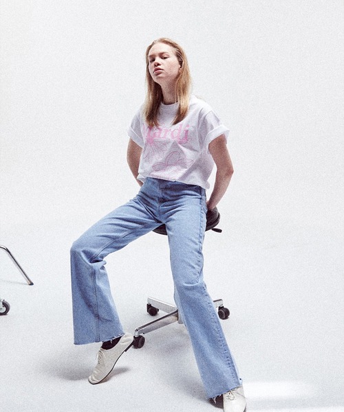 TSHIRT TRIPLE FLOWER（Tシャツ/カットソー）｜Mardi Mercredi