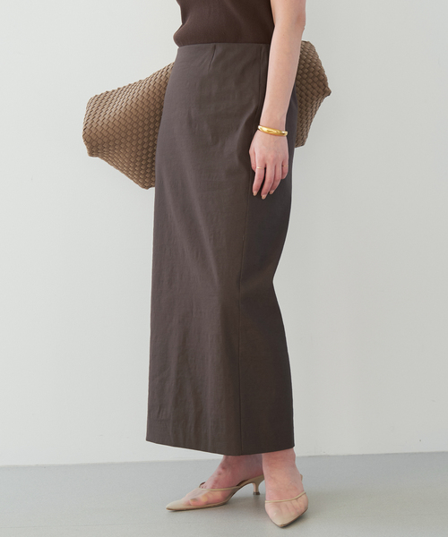 Deuxieme Classe（ドゥーズィエムクラス）の「*stretch twill スカート（スカート・レディース・チョコ/スカイブルー・36/38/34）」の5枚目の写真