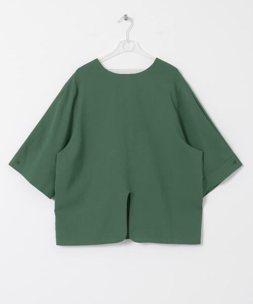 LAATO（ラート）の「slit pull over blouse（Tシャツ/カットソー・レディース・グレー/グリーン/ライトグレー・FREE）」の10枚目の写真