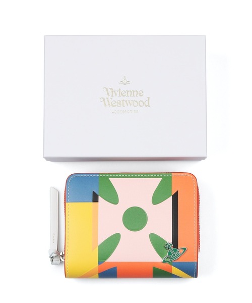 【国内発送★VivienneWestwood】SUNSHINE PRINT 二つ折り財布 Vivienne Westwood(ヴィヴィアンウエストウッド) / SUNSHINE