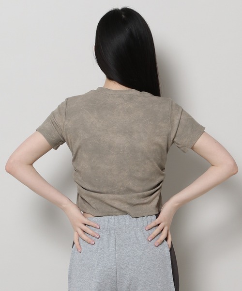 3.3 Field Trip （3.3フィールドトリップ）の「3.3 Field Trip／タイダイTシャツ（Tシャツ/カットソー・レディース・チャコール/カーキ・FREE）」の22枚目の写真