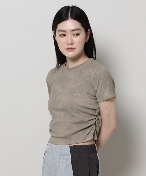 3.3 Field Trip （3.3フィールドトリップ）の「3.3 Field Trip／タイダイTシャツ（Tシャツ/カットソー・レディース・チャコール/カーキ・FREE）」の21枚目の写真