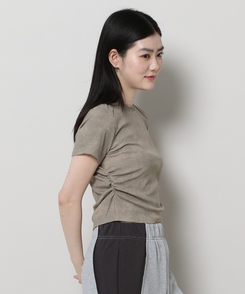 3.3 Field Trip （3.3フィールドトリップ）の「3.3 Field Trip／タイダイTシャツ（Tシャツ/カットソー・レディース・チャコール/カーキ・FREE）」の20枚目の写真