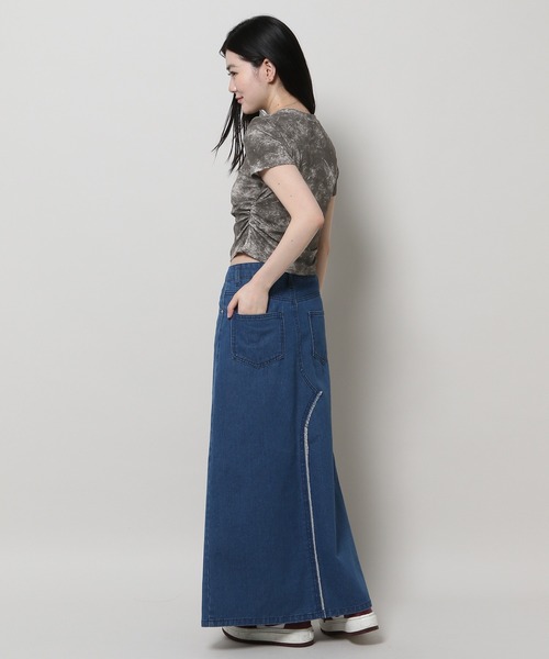 3.3 Field Trip （3.3フィールドトリップ）の「3.3 Field Trip／タイダイTシャツ（Tシャツ/カットソー・レディース・チャコール/カーキ・FREE）」の18枚目の写真