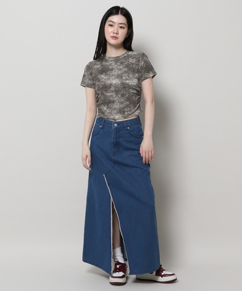 3.3 Field Trip （3.3フィールドトリップ）の「3.3 Field Trip／タイダイTシャツ（Tシャツ/カットソー・レディース・チャコール/カーキ・FREE）」の17枚目の写真