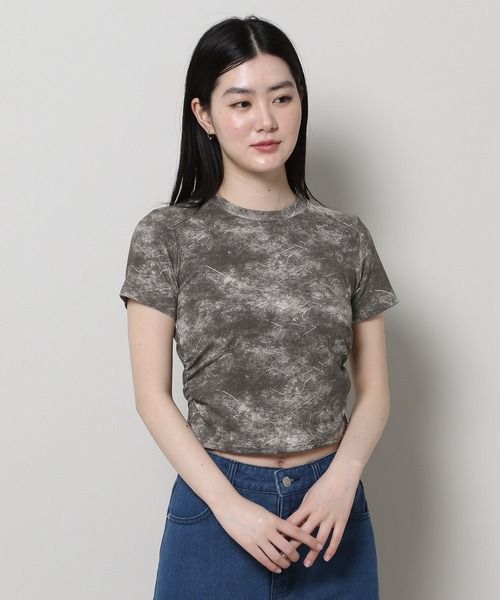 3.3 Field Trip （3.3フィールドトリップ）の「3.3 Field Trip／タイダイTシャツ（Tシャツ/カットソー・レディース・チャコール/カーキ・FREE）」の16枚目の写真