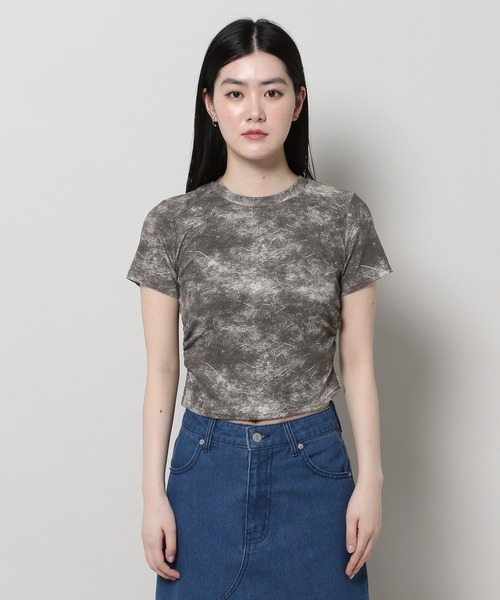 3.3 Field Trip （3.3フィールドトリップ）の「3.3 Field Trip／タイダイTシャツ（Tシャツ/カットソー・レディース・チャコール/カーキ・FREE）」の12枚目の写真