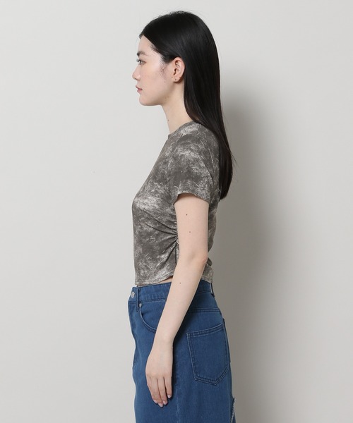 3.3 Field Trip （3.3フィールドトリップ）の「3.3 Field Trip／タイダイTシャツ（Tシャツ/カットソー・レディース・チャコール/カーキ・FREE）」の11枚目の写真