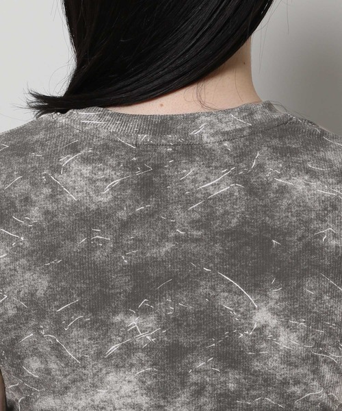 3.3 Field Trip （3.3フィールドトリップ）の「3.3 Field Trip／タイダイTシャツ（Tシャツ/カットソー・レディース・チャコール/カーキ・FREE）」の9枚目の写真