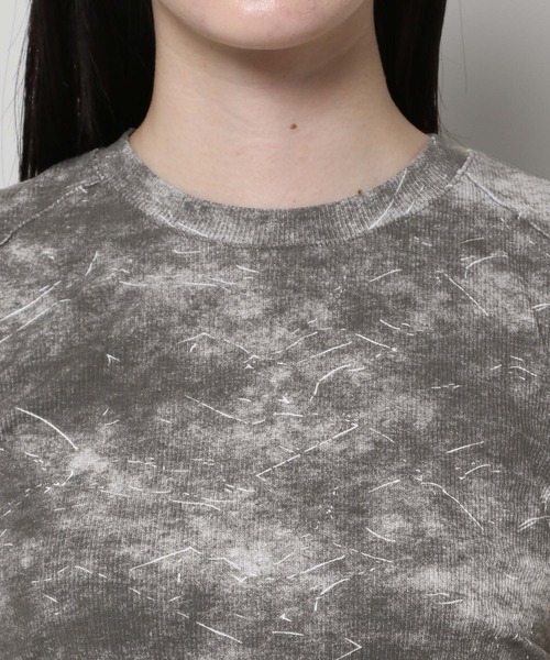 3.3 Field Trip （3.3フィールドトリップ）の「3.3 Field Trip／タイダイTシャツ（Tシャツ/カットソー・レディース・チャコール/カーキ・FREE）」の8枚目の写真