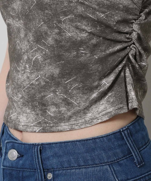 3.3 Field Trip （3.3フィールドトリップ）の「3.3 Field Trip／タイダイTシャツ（Tシャツ/カットソー・レディース・チャコール/カーキ・FREE）」の6枚目の写真