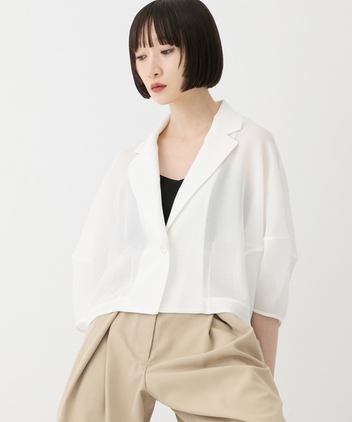 ジャケット・アウター CLANE MESH LANTERN JACKET PINK CLANE（クラネ）の「【CLANE/クラネ】MESH LANTERN JACKET