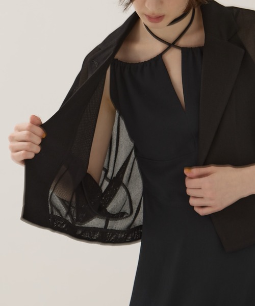 CLANE/クラネ】MESH LANTERN JACKET/メッシュランタンジャケット