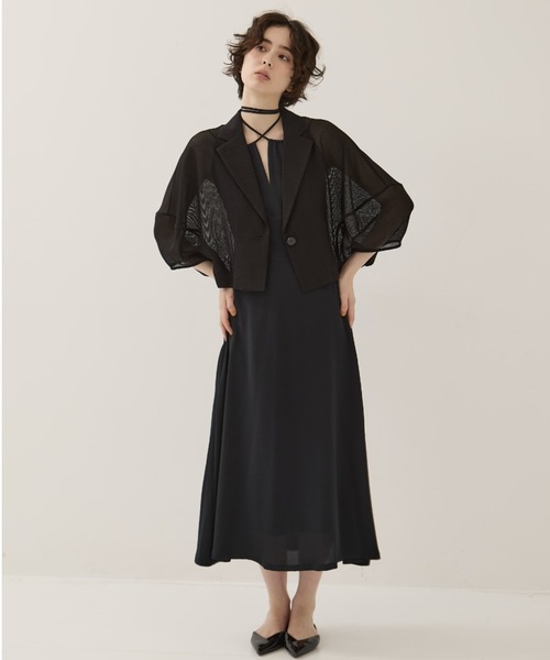 ジャケット・アウター CLANE MESH LANTERN JACKET CLANE/クラネ】MESH LANTERN JACKET/メッシュランタンジャケット