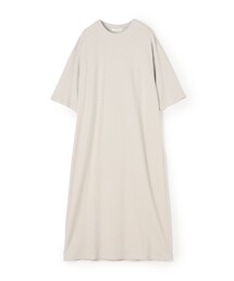 GALERIE VIE | コットンシルクカノコ クルーネックワンピース(ワンピース)