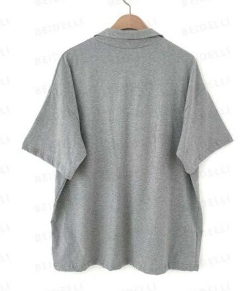 BEIDELLI（ベイデリー）の「[BELLIDE MADE] ポロカラーオーバーフィット半袖Tシャツ（Tシャツ/カットソー・レディース・ホワイト/ブラック/グレー・FREE）」の17枚目の写真