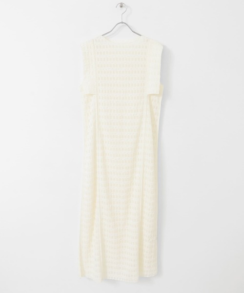 KBF（ケイビーエフ）の「ジャガードレースIラインワンピース（ワンピース・レディース・ブラック/オフホワイト・ONE）」の13枚目の写真