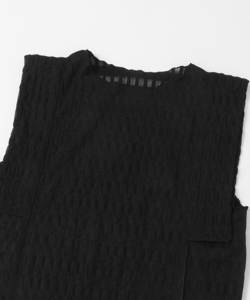 KBF（ケイビーエフ）の「ジャガードレースIラインワンピース（ワンピース・レディース・ブラック/オフホワイト・ONE）」の10枚目の写真