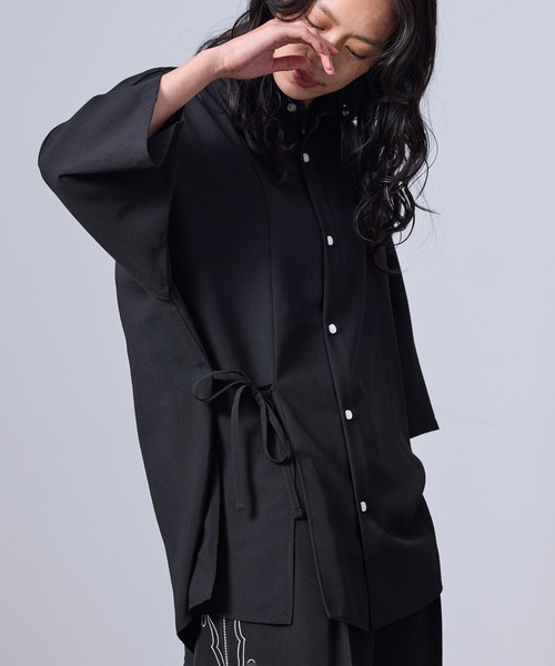 JUNRED(ジュンレッド)の「シアードライコードシャツ(シャツ/ブラウス・メンズ・ライトグレー/ホワイト/ブラック・L/M/S)」の4枚目の写真