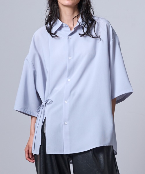 JUNRED(ジュンレッド)の「シアードライコードシャツ(シャツ/ブラウス・メンズ・ライトグレー/ホワイト/ブラック・L/M/S)」の7枚目の写真