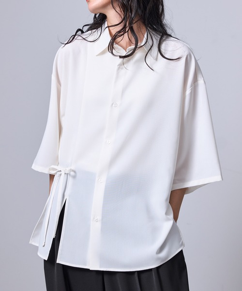 JUNRED(ジュンレッド)の「シアードライコードシャツ(シャツ/ブラウス・メンズ・ライトグレー/ホワイト/ブラック・L/M/S)」の11枚目の写真