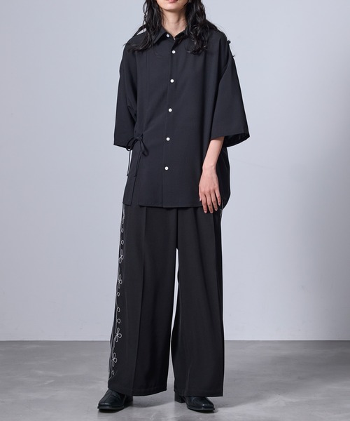 JUNRED(ジュンレッド)の「シアードライコードシャツ(シャツ/ブラウス・メンズ・ライトグレー/ホワイト/ブラック・L/M/S)」の14枚目の写真