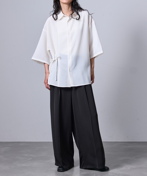 JUNRED(ジュンレッド)の「シアードライコードシャツ(シャツ/ブラウス・メンズ・ライトグレー/ホワイト/ブラック・L/M/S)」の17枚目の写真