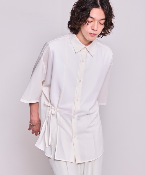 JUNRED(ジュンレッド)の「シアードライコードシャツ(シャツ/ブラウス・メンズ・ライトグレー/ホワイト/ブラック・L/M/S)」の21枚目の写真