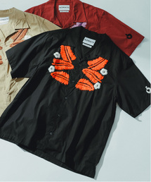 NOMA t.d. / ノーマ ティーディー Leaf H.Emb SS Shirt N37-EM03