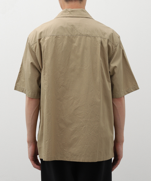 NOMA t.d.(ノーマティーディー)の「NOMA t.d. / ノーマ ティーディー Leaf H.Emb SS Shirt N37-EM03(シャツ/ブラウス・メンズ・ブラック/ボルドー/ベージュ・MEDIUM/LARGE)」の9枚目の写真