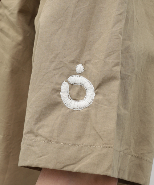 NOMA t.d.(ノーマティーディー)の「NOMA t.d. / ノーマ ティーディー Leaf H.Emb SS Shirt N37-EM03(シャツ/ブラウス・メンズ・ブラック/ボルドー/ベージュ・MEDIUM/LARGE)」の14枚目の写真