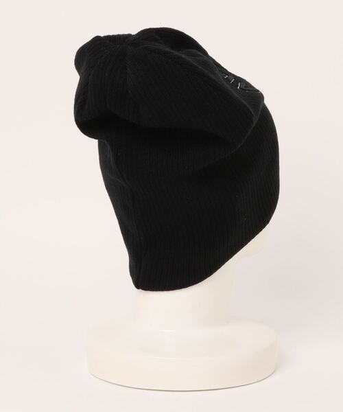 AVIREX（アヴィレックス）の「/AVIREX/ロングアクリルニットワッチ（ニットキャップ/ビーニー・メンズ・カーキ/ブラック/チャコールグレー・FREE）」の4枚目の写真