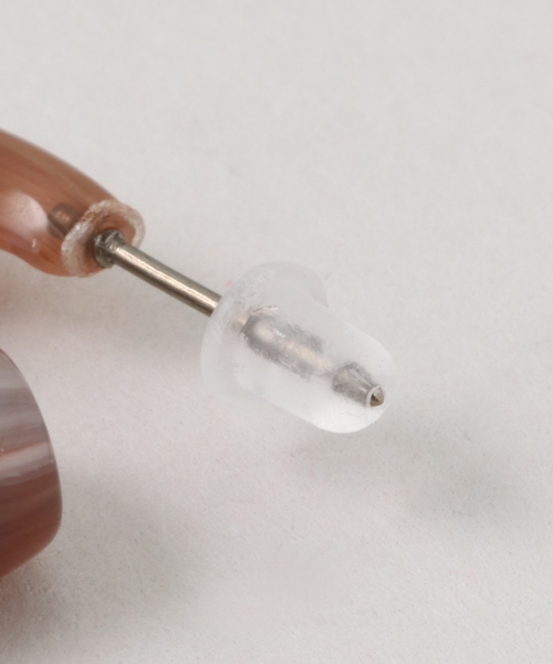 IENA LA BOUCLE（イエナラブークル）の「【VIOLETTE ROOM/バイオレットルーム】FOLKIN CLEAR ピアス（ピアス（両耳用）・レディース・ベージュ/その他・FREE）」の6枚目の写真