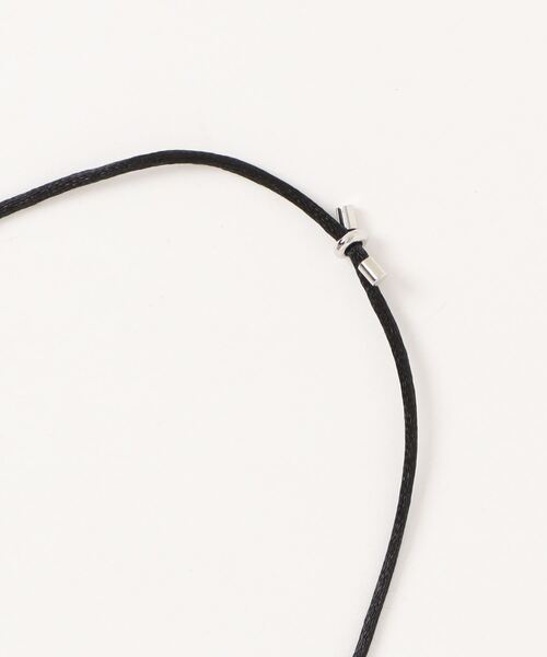 LOWRYS FARM（ローリーズファーム）の「コードリボンチョーカー　 130094（ネックレス・レディース・ブラック・FREE）」の2枚目の写真