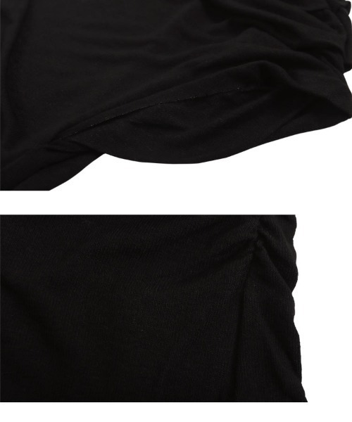 KOBE LETTUCE(コウベレタス)の「ワンショルシアートップス(Tシャツ/カットソー・レディース・ピンク/グレー/ブラック・M)」の10枚目の写真