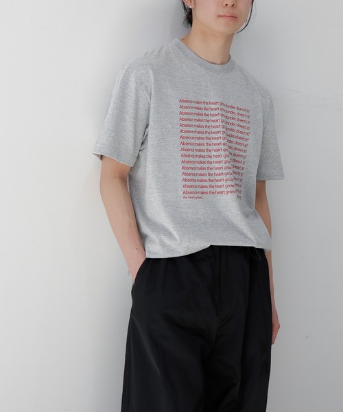 LIAN(リアン)の「メッセージプリントT(Tシャツ/カットソー・レディース・グレー/オフホワイト/ネイビー/ライトグレー・FREE)」の14枚目の写真