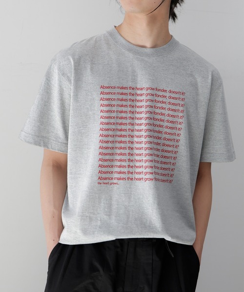LIAN(リアン)の「メッセージプリントT(Tシャツ/カットソー・レディース・グレー/オフホワイト/ネイビー/ライトグレー・FREE)」の15枚目の写真