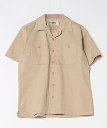 【HOUSTON】TC TWILL WORK S/S SHIRT