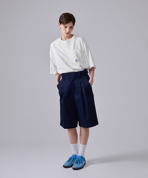 ONCILY(オンシェリー)の「POCKET LOGO T-SHIRT / ポケットロゴTシャツ(Tシャツ/カットソー・メンズ・ホワイト系その他/ブラック/オフホワイト・MEDIUM/LARGE/SMALL)」の16枚目の写真