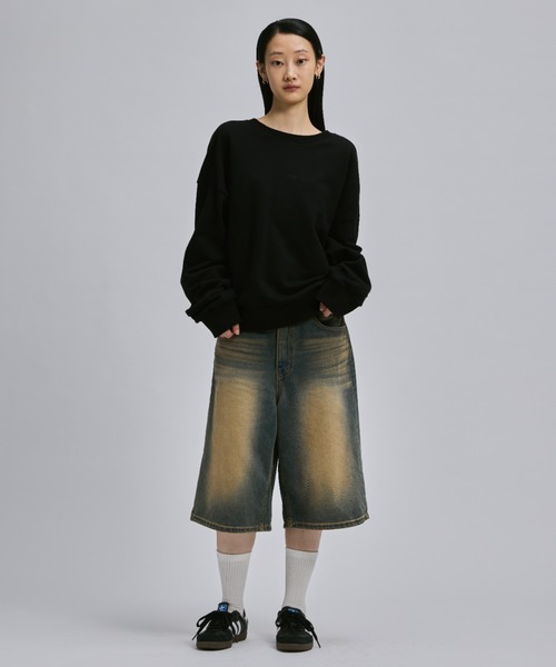 FEKETE（フェケテ）の「FE LOGO SWEAT SHIRT / FEロゴスウェット（スウェット・レディース・グレー/ブラック/ネイビー・LARGE/MEDIUM/SMALL）」の16枚目の写真