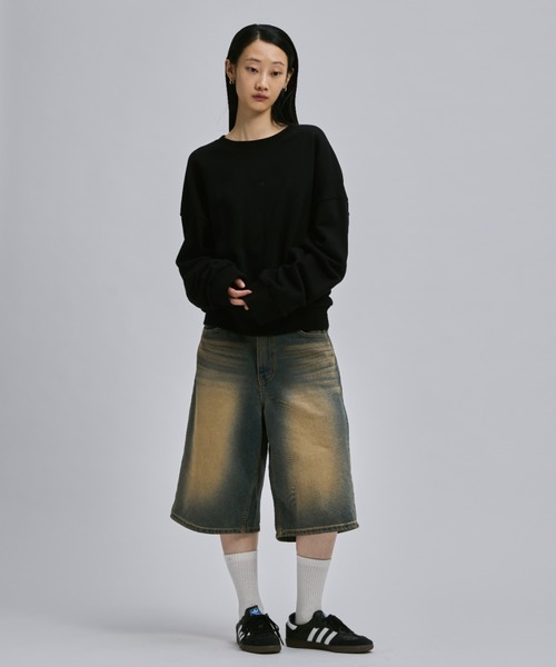 FEKETE（フェケテ）の「FE LOGO SWEAT SHIRT / FEロゴスウェット（スウェット・レディース・グレー/ブラック/ネイビー・LARGE/MEDIUM/SMALL）」の11枚目の写真