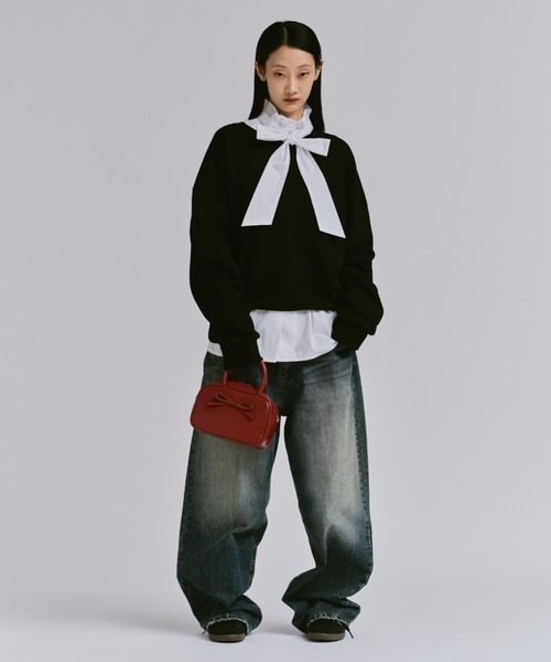 FEKETE（フェケテ）の「FE LOGO SWEAT SHIRT / FEロゴスウェット（スウェット・レディース・グレー/ブラック/ネイビー・LARGE/MEDIUM/SMALL）」の22枚目の写真